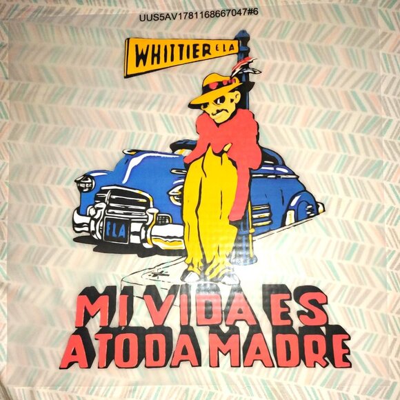 Barrio Tirilon Other - VINTAGE "MI VIDA ES A TODA MADRE" - IRON ON - Heat Transfer Patch - Very Rare